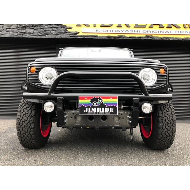 ジムニー シエラ A:フロントスチールバンパー(ガードあり/FOGあり)JB74 K-BREAK kbreak ケイブレイク ケーブレ JIMRIDE ジムライドの画像
