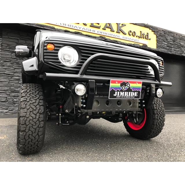 ジムニー シエラ A:フロントスチールバンパー(ガードあり/FOGあり)JB74 K-BREAK kbreak ケイブレイク ケーブレ JIMRIDE ジムライドの画像