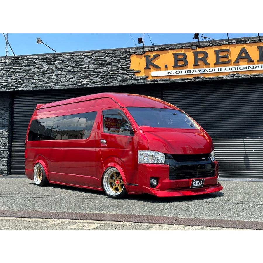 BEECAS ハイエース1型用チンスポ　4型加工 ハイエース チンスポ ワイド/スパロン用 4型〜現行 K-BREAK kbreak
