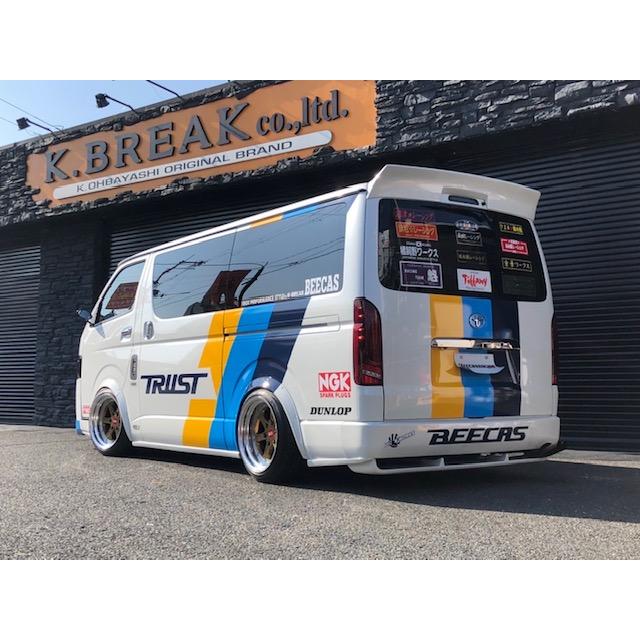 ハイエース　ナロー　BEECAS スリットスポイラー ハイエース ハイエース スリットスポイラー 標準（ナロー）K-BREAK