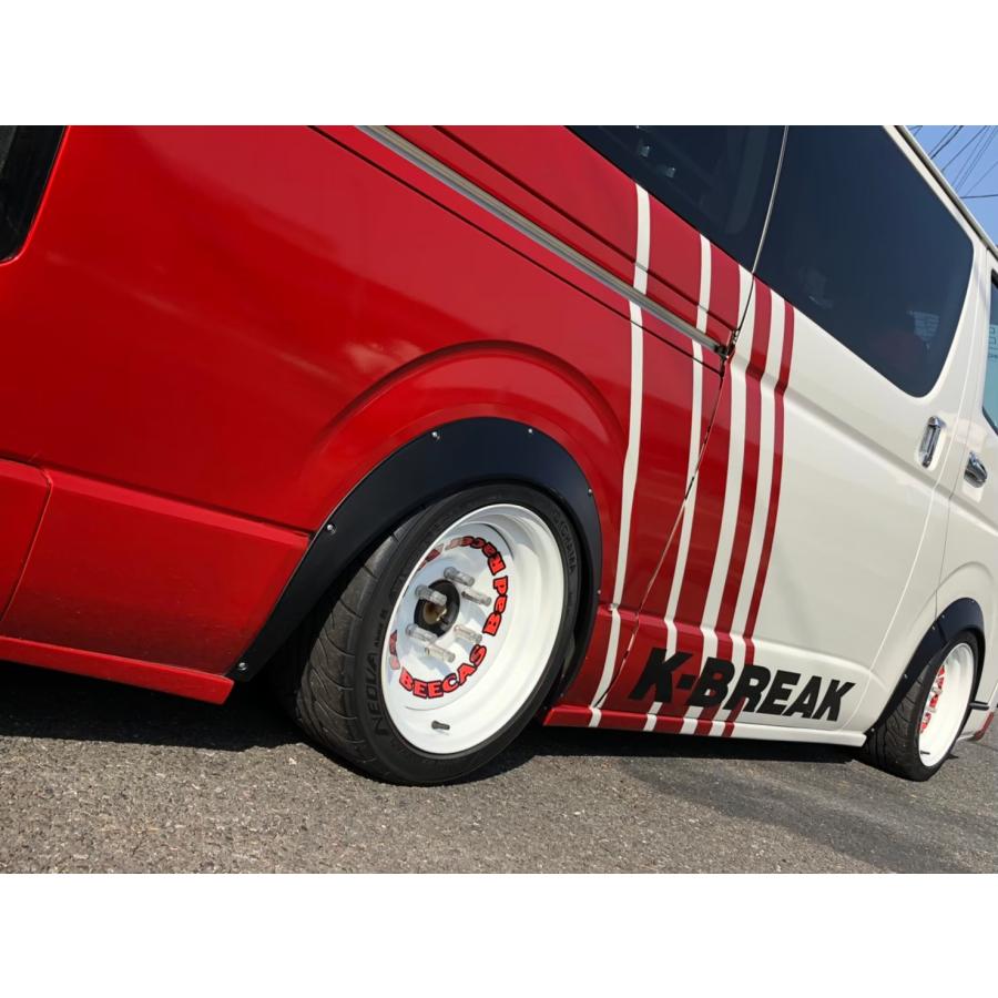 ハイエース ハイエース リアサイドスポイラー K-BREAK kbreak ケイ 