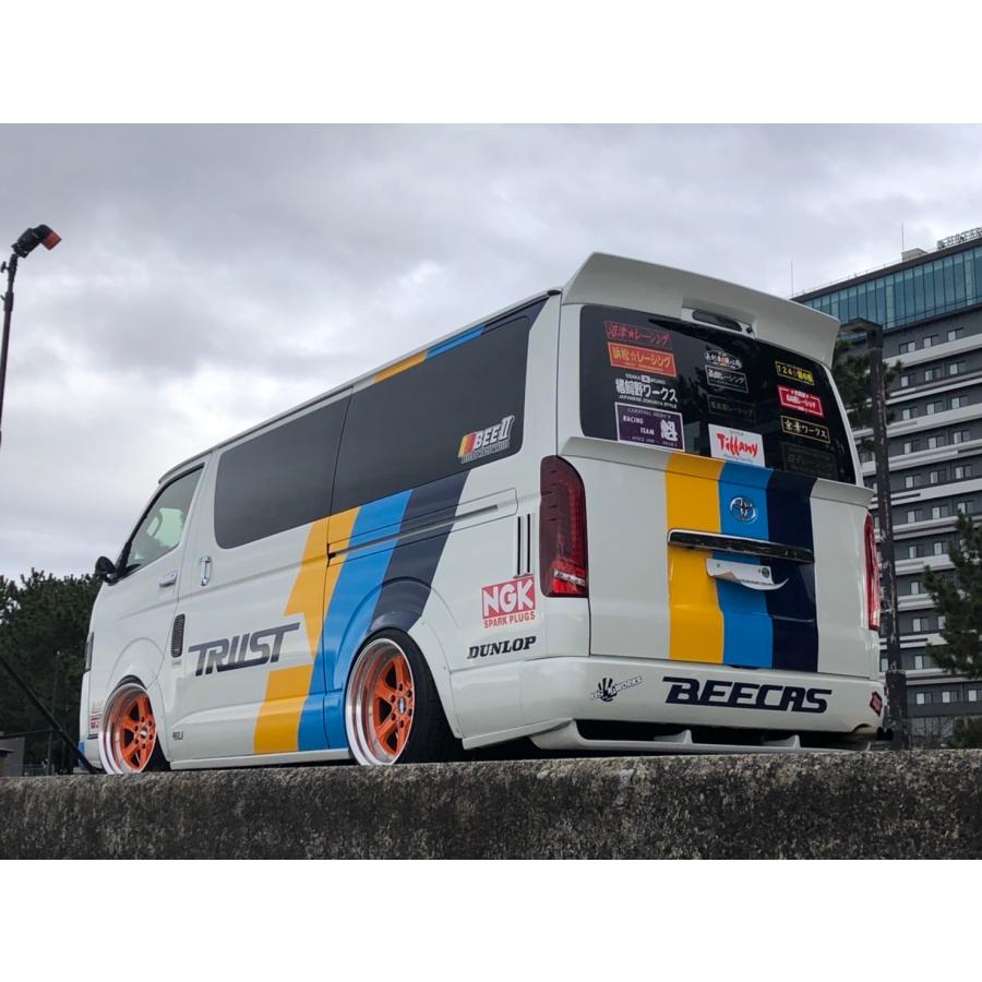 ハイエース ハイエース リアサイドスポイラー K-BREAK kbreak ケイ 