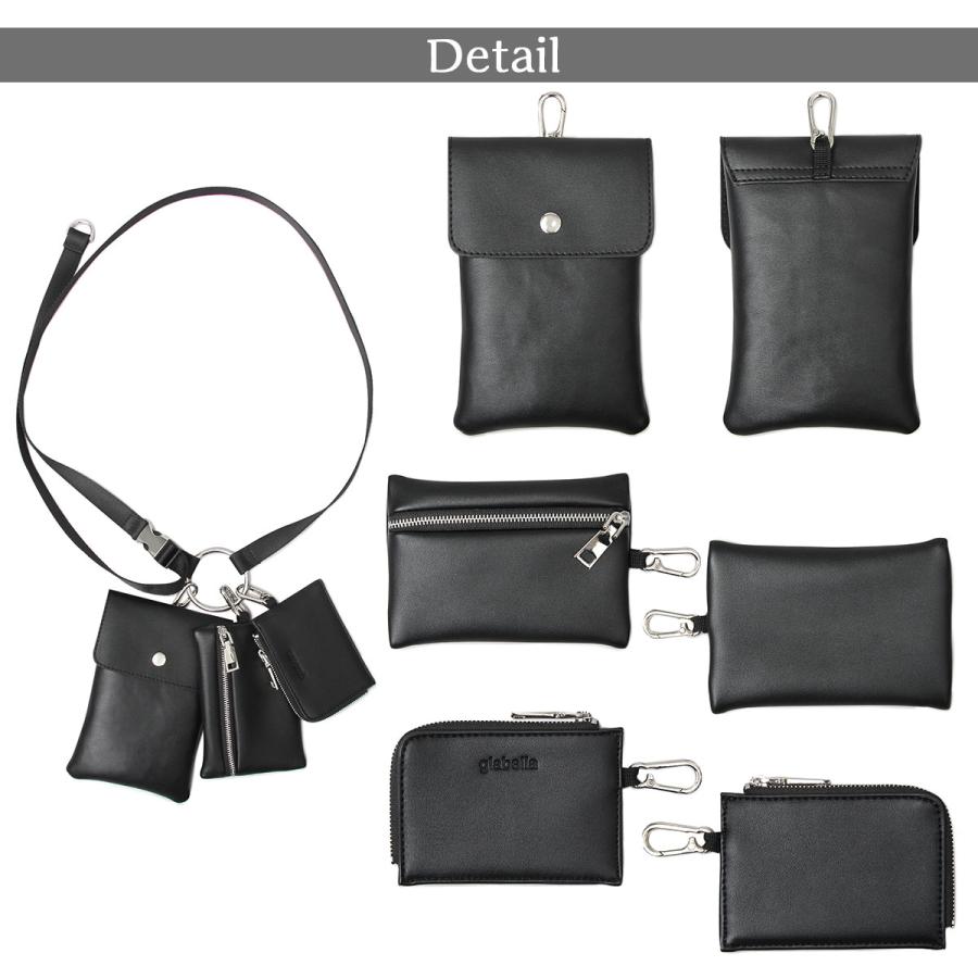 ポーチ ショルダーバッグ メンズ ミニバッグ ミニショルダー フェイク