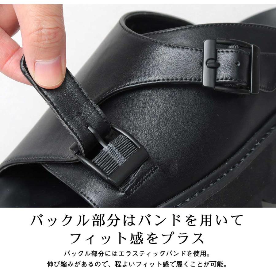 メンズ サンダル 紳士 ダブルモンク スライドサンダル シャーク メンズ サンダル 紳士 ダブルモンク スライドサンダル シャーク