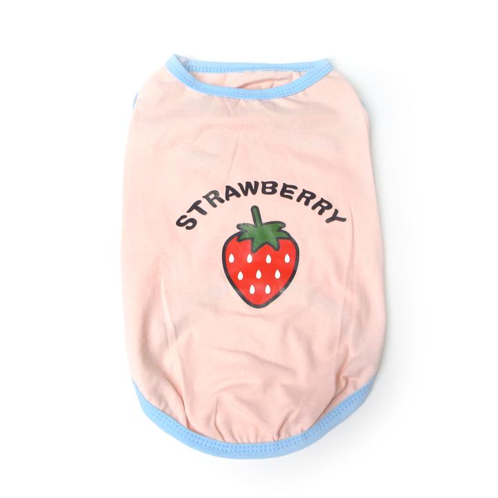 はっぴーDOG 犬 服 夏 犬服 いぬ 犬の服 タンクトップ フルーツ柄 袖