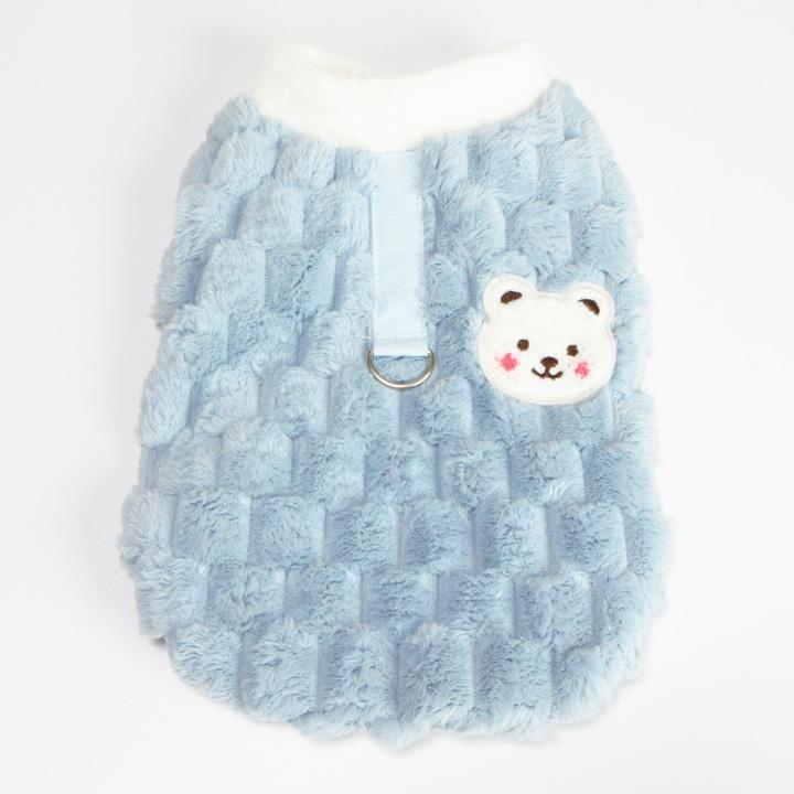 はっぴーDOG 犬 服 犬服 犬の服 フリース トレーナー モコモコ 袖無し