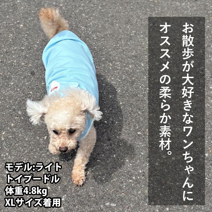 はっぴーDOG 犬 服 犬服 いぬ 犬の服 着せやすい タンクトップ Dカン