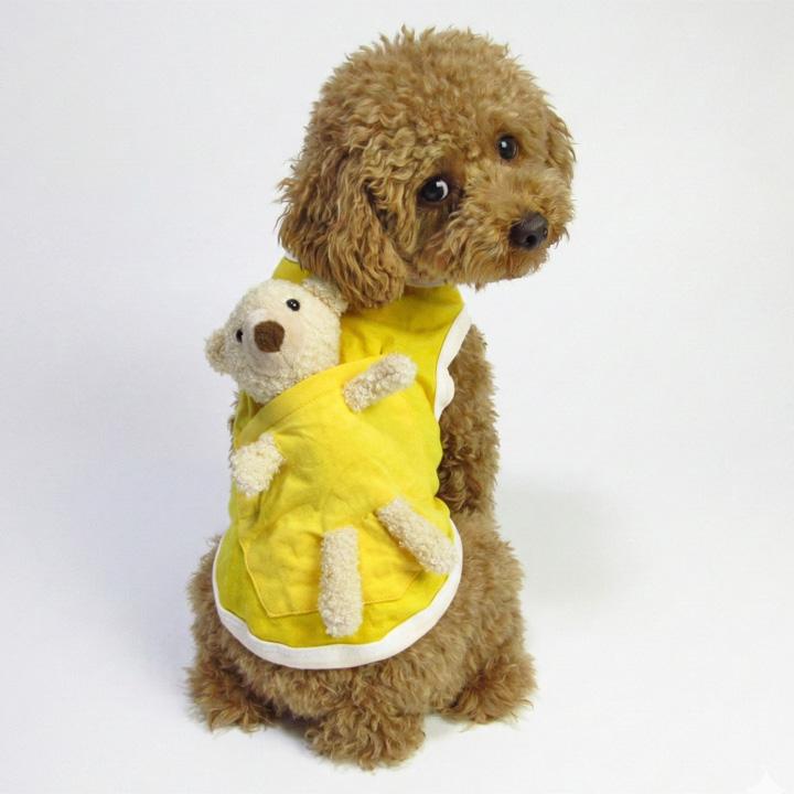 はっぴーDOG 犬 服 犬服 いぬ 犬の服 【くまぬいぐるみ付き】 タンク