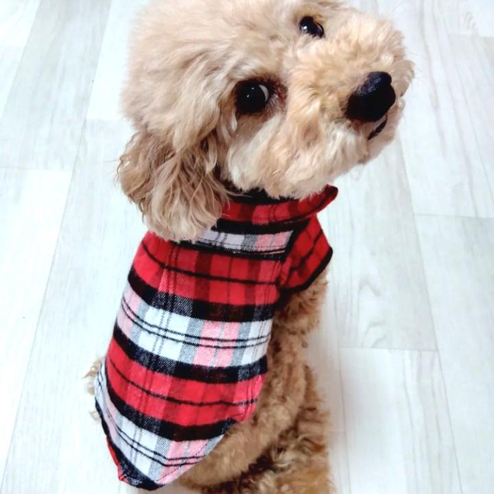 【ペット用】大型犬用　犬服　冬用　プレミアムチェック柄ボアベスト　ピンク　6XL Amazon | RANPHY 犬服 秋冬 セーター ペット用ベスト 小型犬 花