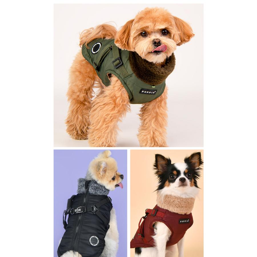 はっぴーDOG 犬 服 犬服 いぬ 犬の服 ジャケット ハーネス付き 背中