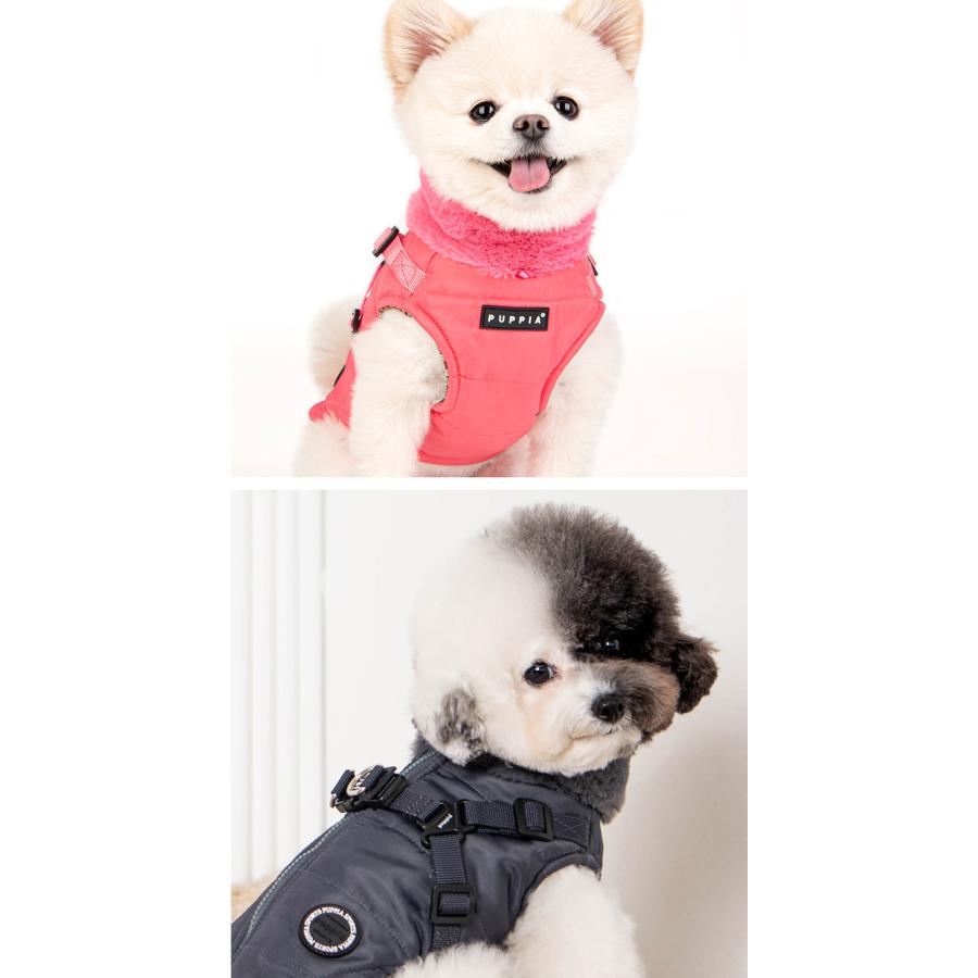 はっぴーDOG 犬 服 犬服 いぬ 犬の服 ジャケット ハーネス付き 背中