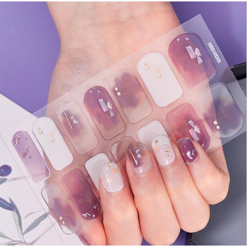 ネイルシール ジェル ネイル 貼るだけ 手 指 簡単 ファッションネイル