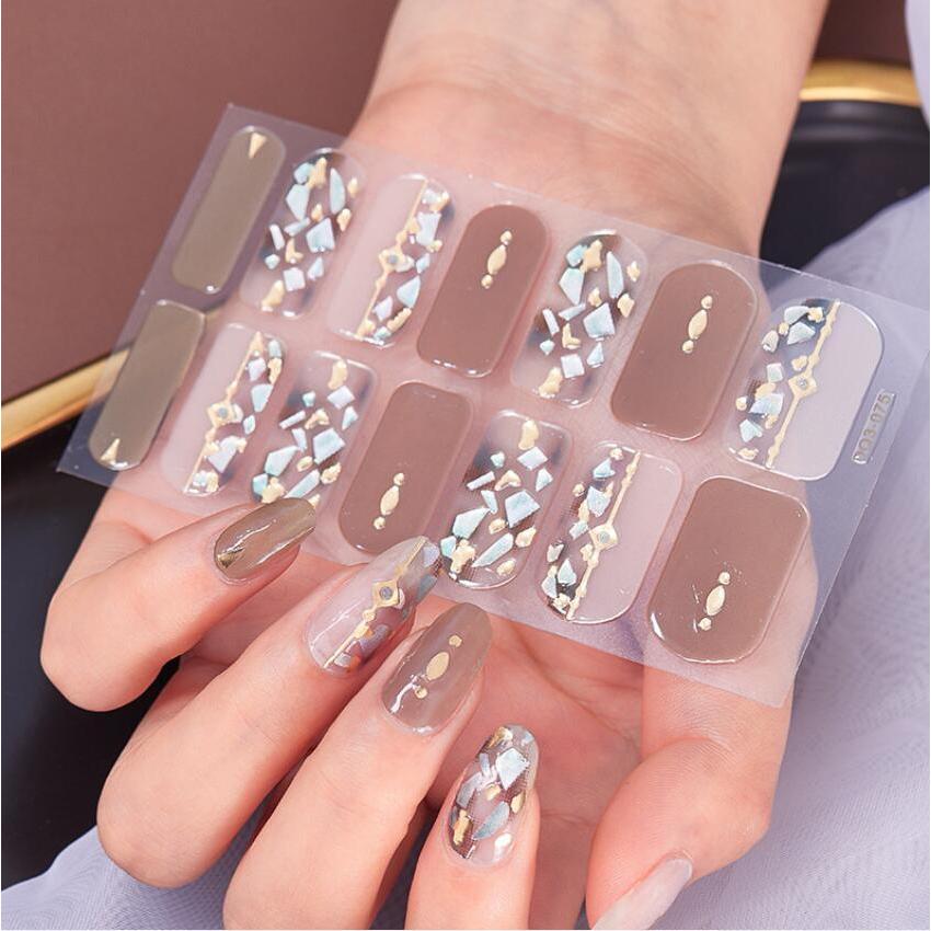 ネイルシール ジェル ネイル 貼るだけ 手 指 簡単 ファッションネイル