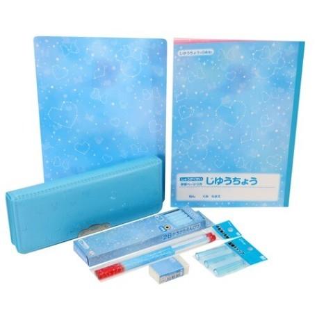 文房具 ミニーマウス 入学ステーショナリー7点セット ブルー 入学品