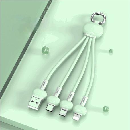 スマホ 充電ケーブル 3in1 Lightning/Type C/Micro USBケーブル 多機種