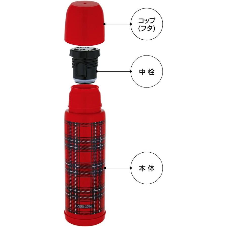 送料無料 エジンバラ2 サーモスボトル500ml チェックレッド : キッチン