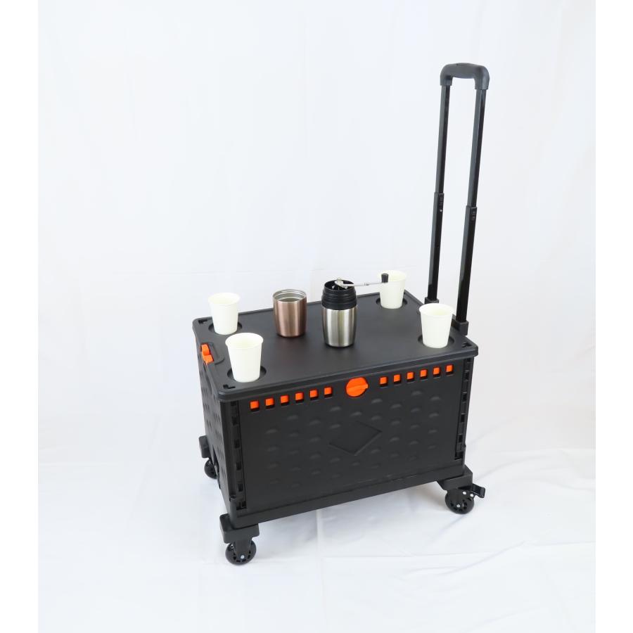 富士商ウォータータンク8L+折畳カートセット　防災グッズ　アウトドア　非常用給水 富士商 ウォータータンクカート 折りたたみコンテナ付き F21660