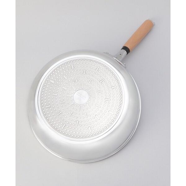 北陸アルミ 極ふかみ IHフライパン 28cm A-3123 【ガス火対応 IH対応