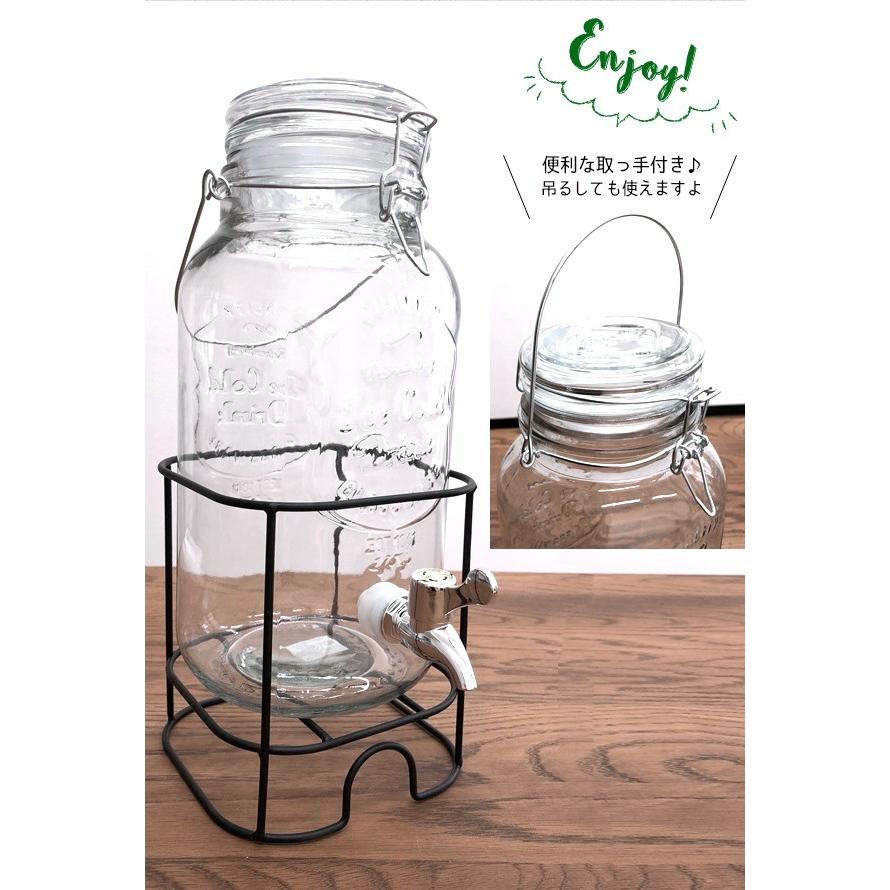 スタンド付きガラス製ドリンクジャグ/蛇口/ドリンクサーバー ドリンクサーバー3L スタンド付 ガラス 蛇口付き – ハウジー