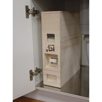 マッキンリー 薄型 桐 ライスボックス 米びつ 6kg用 Rw 0 Mac1703 キッチンダイレクト 通販 Yahoo ショッピング