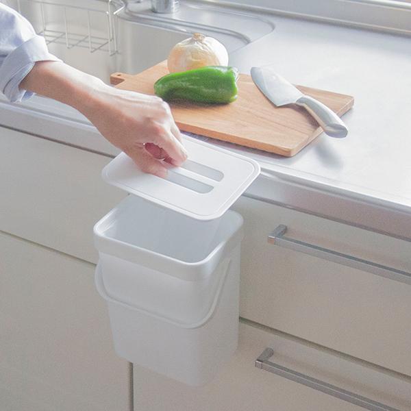 オカトー SHELLPAKA バケツにもなるフタ付きダストボックス(3L