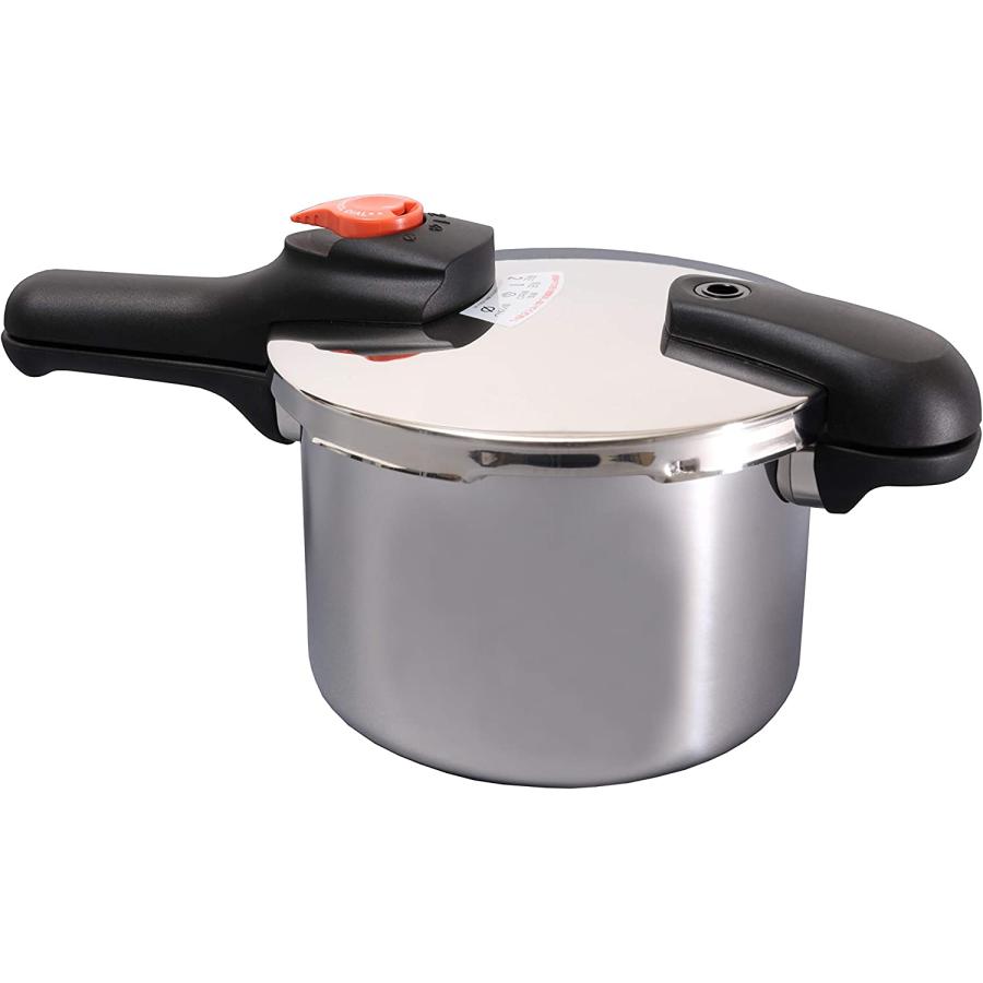 パール金属 節約クック ステンレス製圧力切替式片手圧力鍋4.5L H-5436