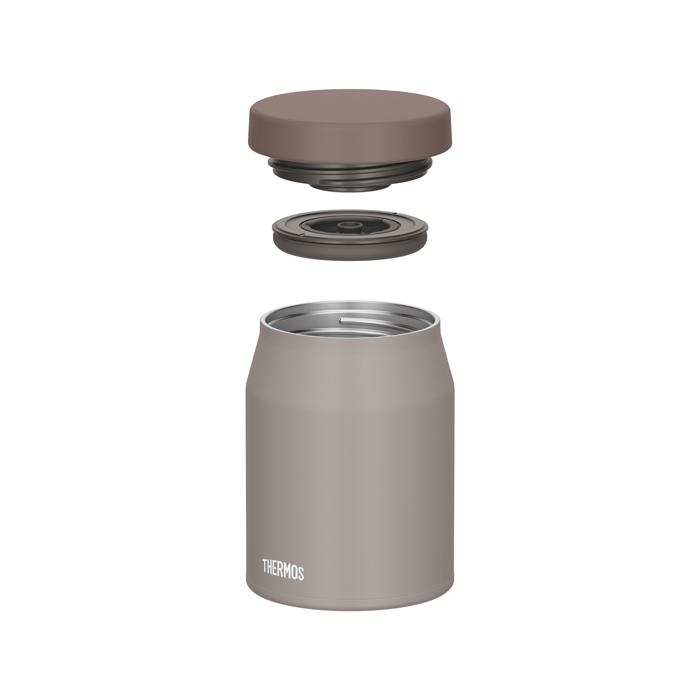 サーモス 真空断熱スープジャー 400ml グレージュ JEF-400 GG