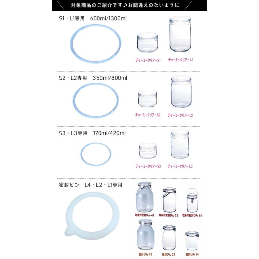 送料無料メール便専用】星硝（セラーメイト) 密封びん 専用パッキン