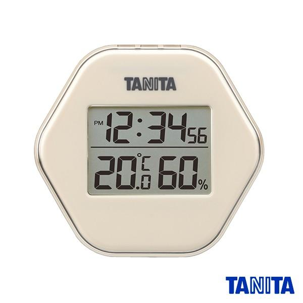 【送料無料メール便専用】タニタ　TT573IV　デジタル温湿度計　アイボリー｜k-direct2