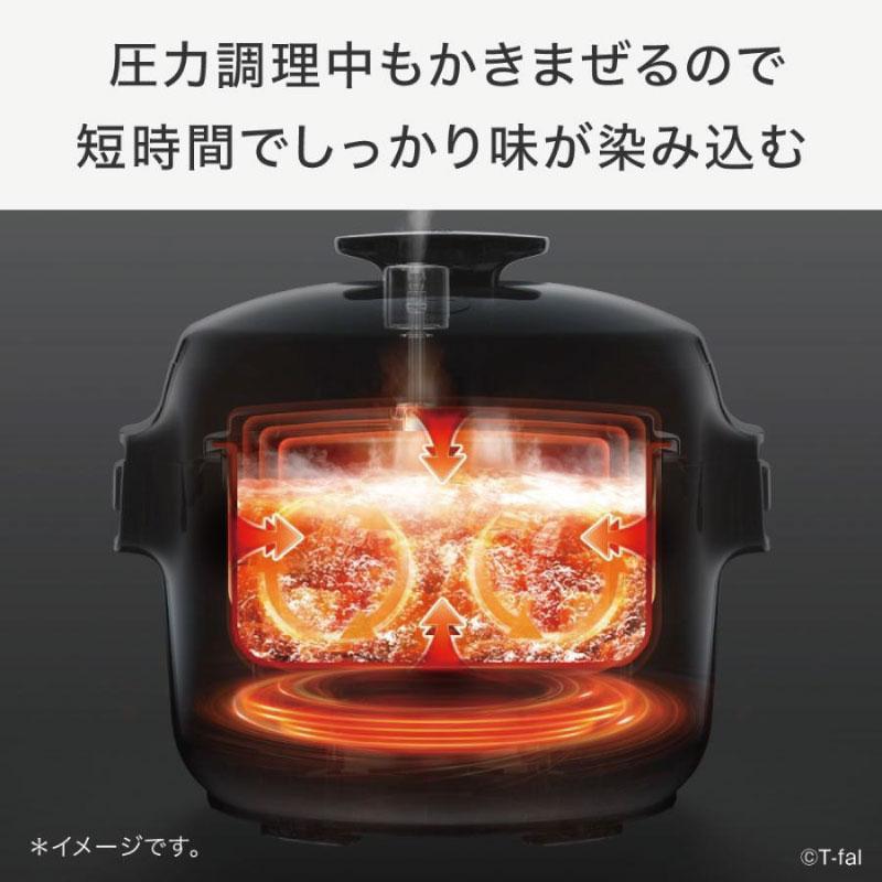 【1回のみ使用】T-fal ラクラ・クッカー プロ 自動調理鍋 圧力機能付き ラクラ・クッカー プロ 自動調理鍋 ホワイト（圧力機能付き