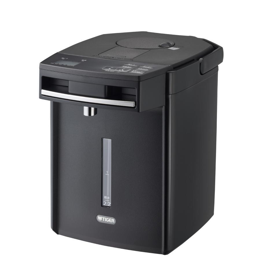 【美品】 2023年製　タイガー　蒸気レス　VE 電気まほうびん　2.2リットル タイガー 蒸気レス VE電気ポット 2.2L アーバンブラック PIM