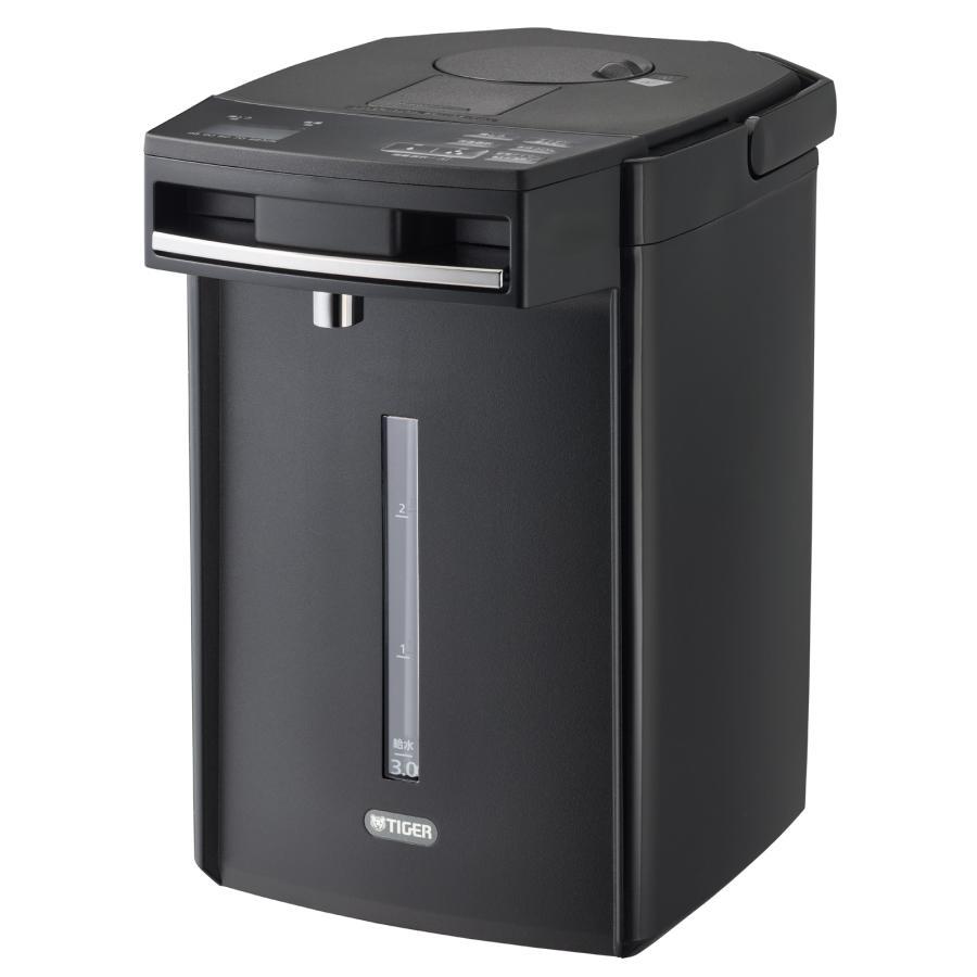 タイガー 蒸気レス VE電気ポット 3.0L アーバンブラック PIM-H300 KE