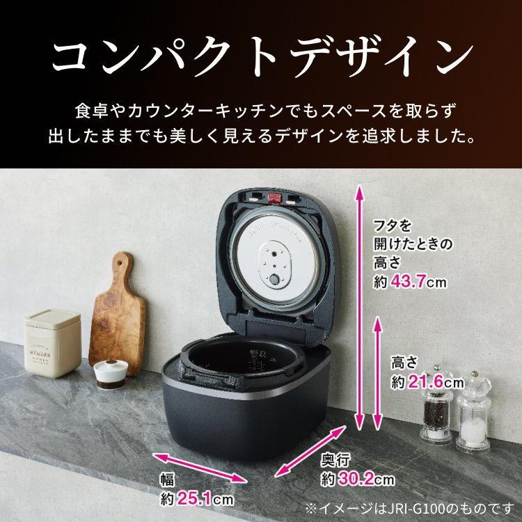 IH タイガー圧力 【美品】2025年製 ジャー炊飯器 圧力IHジャー炊飯器〈炊きたて〉ご泡火炊きJRI-G100/G180・JRI-C060 WO JRI-G100 炊飯器・餅つき機