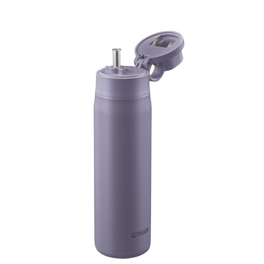 タイガー ステンレスストローボトル 750ml グレイッシュパープル MTS