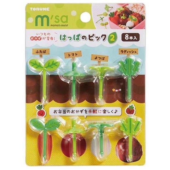 代引不可【送料無料メール便専用】 はっぱのピック2 8P P-3328