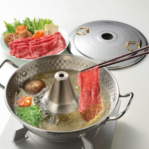 和平 匠丈膳 蓋付しゃぶしゃぶ鍋 26cm RB-2848 : キッチンダイレクト 