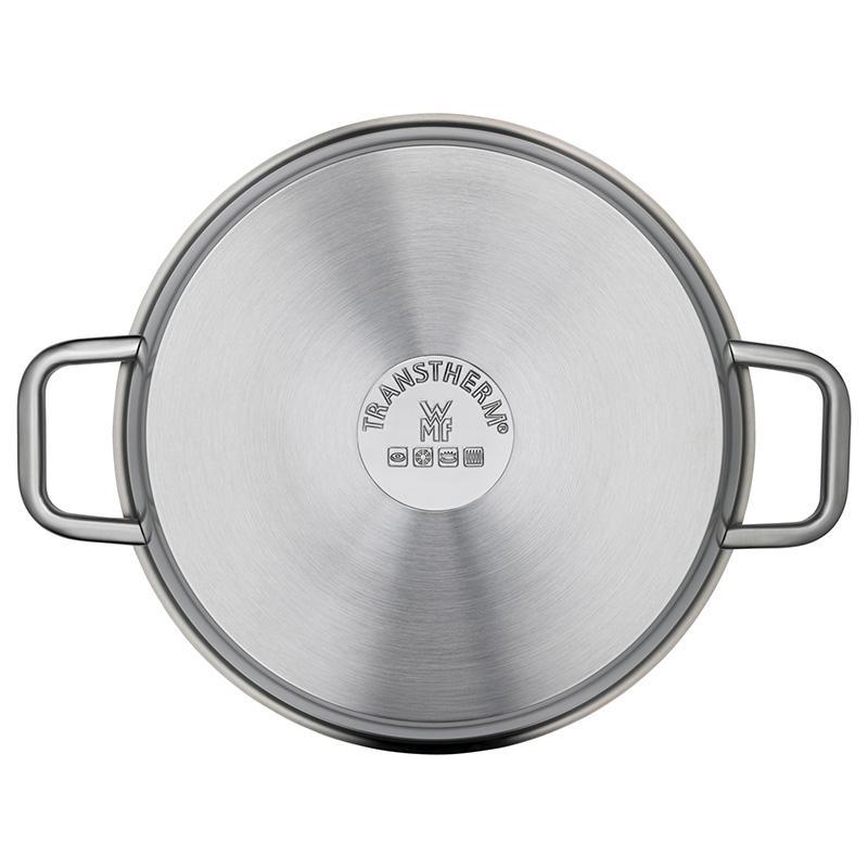 WMF アイコニック ロースター 28cm 5.7L 【IH ガス火 対応 W0741286030 両手鍋 蓋付 ステンレス 高級 上質 ギフト プレゼント】の画像