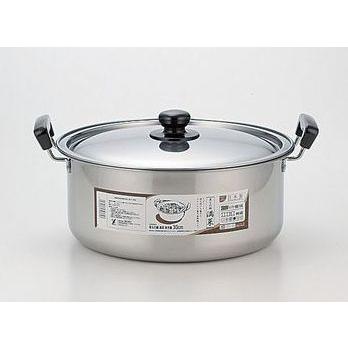 ステンレス圧力鍋 直径30cm ヨシカワ 両手鍋 30cm IH対応 蓋付き 満菜 ステンレス製 日本製