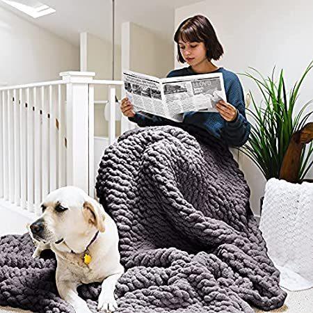 安い買蔵 特別価格erlyeen Warm Throw Soft Large Knit Handmade Chunky Chenille Cable B好評販売中 Blanket 一 番 安い 商品 Chocolatesaspen Com Br