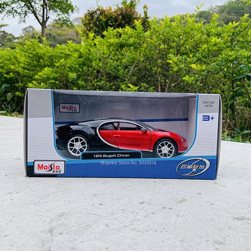 並行輸入品】ブガッティ ミニカー 車モデルシロン 1:24 赤 合金