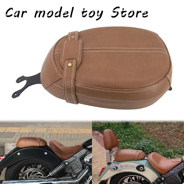 【並行輸入品】 バイク黒/茶色リア助手席革クッション PILLION パッドインディアン スカウト SIXTY 2016-2020 スカウト 2015-2019 2020の画像