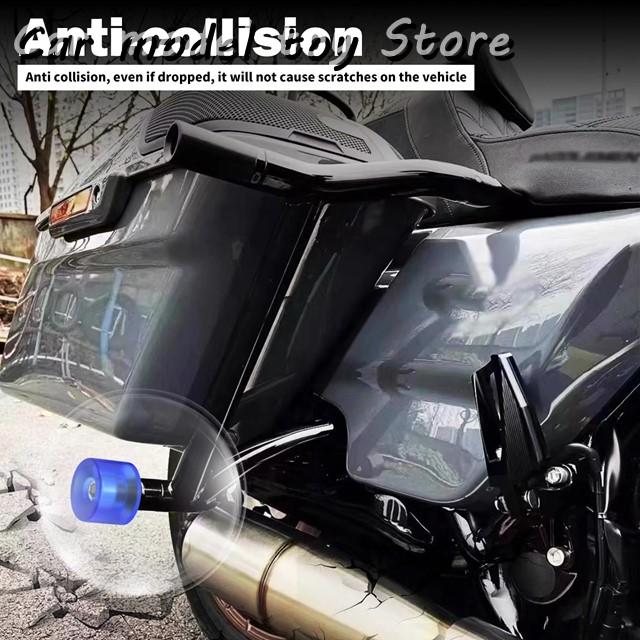 【並行輸入品】ハーレー バイクサドルバッグクラッシュバーツーリングストリートエレクトラグライドロードキンググライド09-24サドルバッグガード右_3