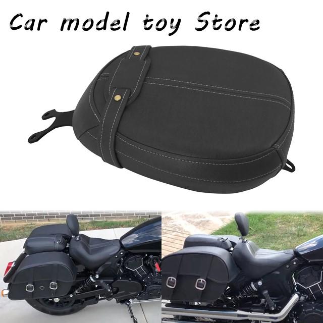 【並行輸入品】 バイク黒/茶色リア助手席革クッション PILLION パッドインディアンスカウト六十 2016-2020 スカウト 2015-2019 2020 年の画像