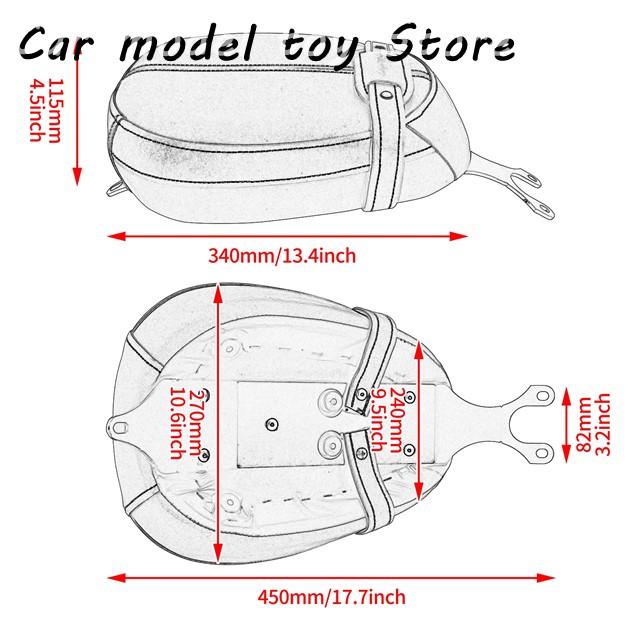 【並行輸入品】 バイク黒/茶色リア助手席革クッション PILLION パッドインディアンスカウト六十 2016-2020 スカウト 2015-2019 2020 年の画像