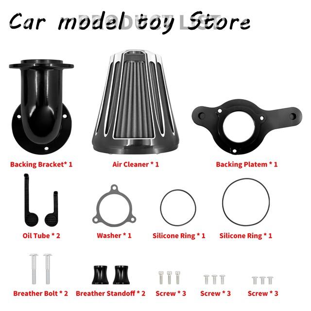 【並行輸入品】ハーレー バイクエアクリーナーエア フィルター システム黒 ソフテイル ツーリング ロード キング ストリート エレクトラグライド_4