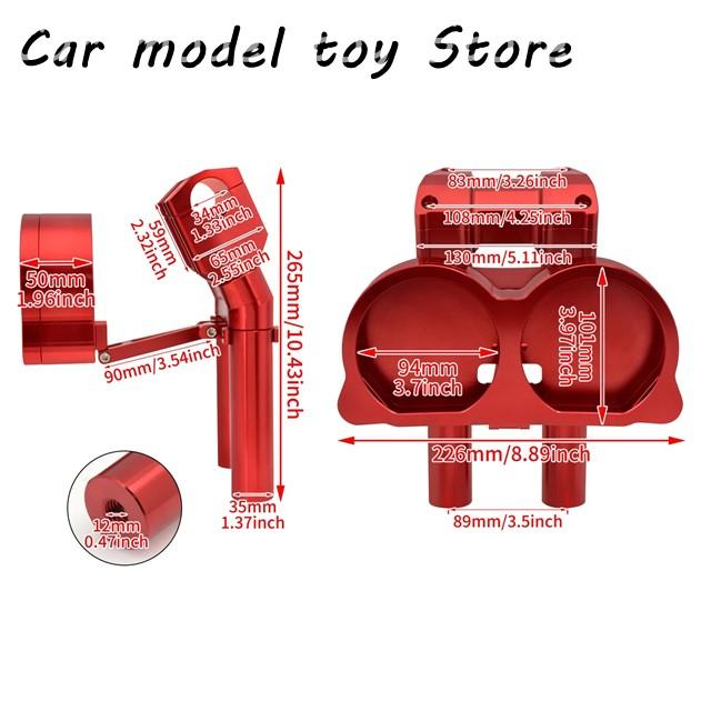 【並行輸入品】ハーレー ツーリングロードグライドスペシャルFLTRX限定2015-23用バイクハンドルバートップクランプサポート計器制御ブラケッ_5