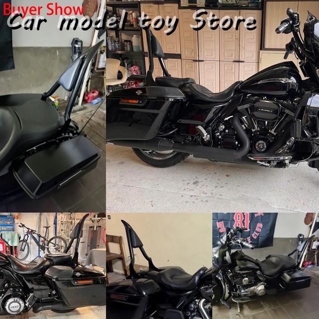並行輸入品】ハーレー バイク黒リアピリオンシートシッシー バー