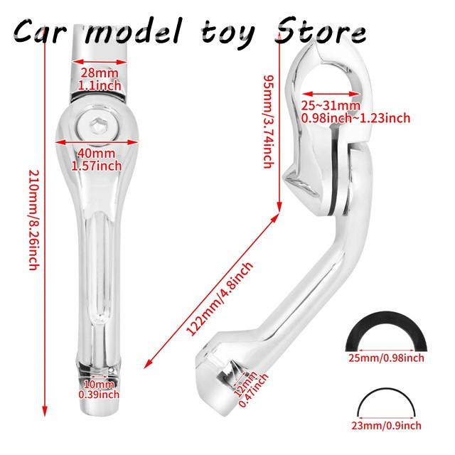 並行輸入品】ハーレー バイクフットペグ クランプ 32MM 1.25 インチ