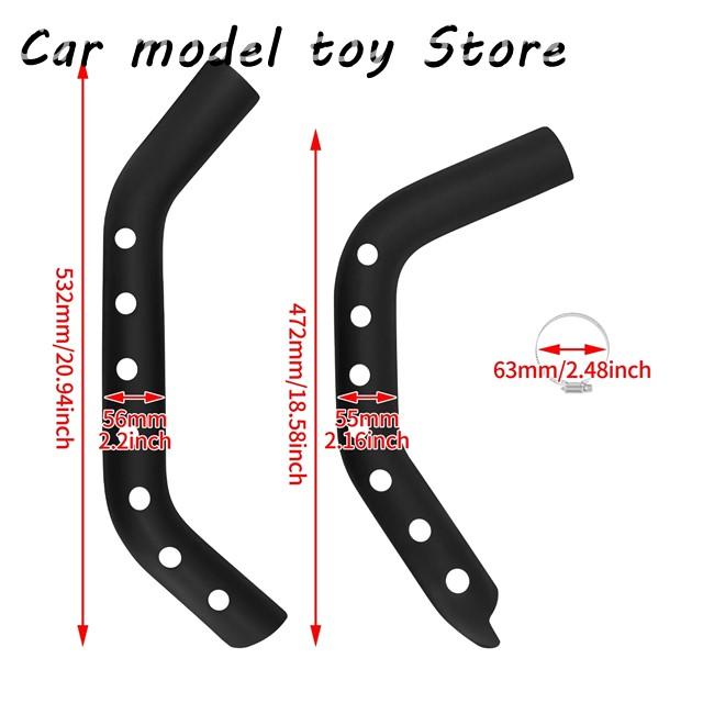 並行輸入品】ハーレー バイク黒/クロムマフラーヒートシールド