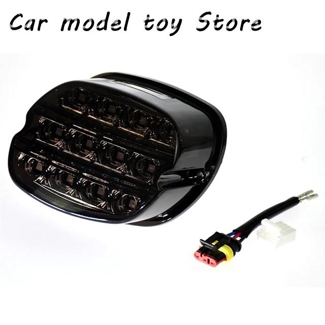 【並行輸入品】ハーレー  バイク LED サドルバッグキャリアウィンカーリアブレーキテール翼ランプツーリングエレクトラストリートグライドの画像